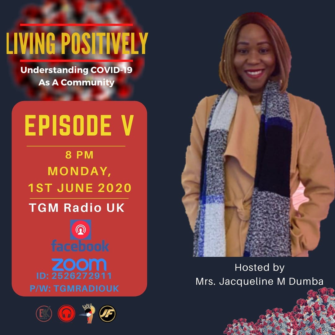 #LivingPositively Episode V on @TGMRadiouk from 8PM