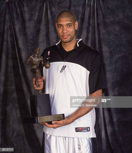 2003: Duncan (2)Actual MVP: Duncan1st WS. 2nd DWS. 3rd VORP, BPM, PER. 4th WS/48.23.3 (7th), 12.9 (3rd), 3.960 W (T-1st) & won champ.2/3/4/5/6: Dirk, Kobe Bryant, Shaq, Kevin Garnett, Tracy McGrady7/x