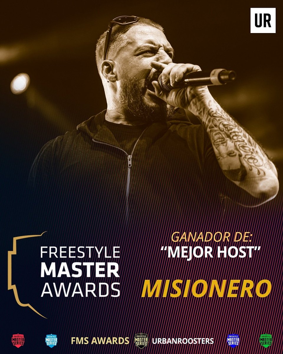 fms_argentina's tweet photo. Felicitamos a @MisioFLow y @AlcaZonePmc por llevarse los premios a 'Mejor Host' y 'Mejor DJ' en los #FreestyleMasterAwards 👏🏻

@urbanroosters https://t.co/QsnUa1tdTB