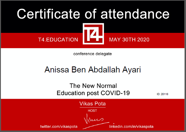AnissaKmar's tweet photo. Proud to be #T4Conf Ambassador and glad I attended the whole conference. https://t.co/V8RTnzN6WB
