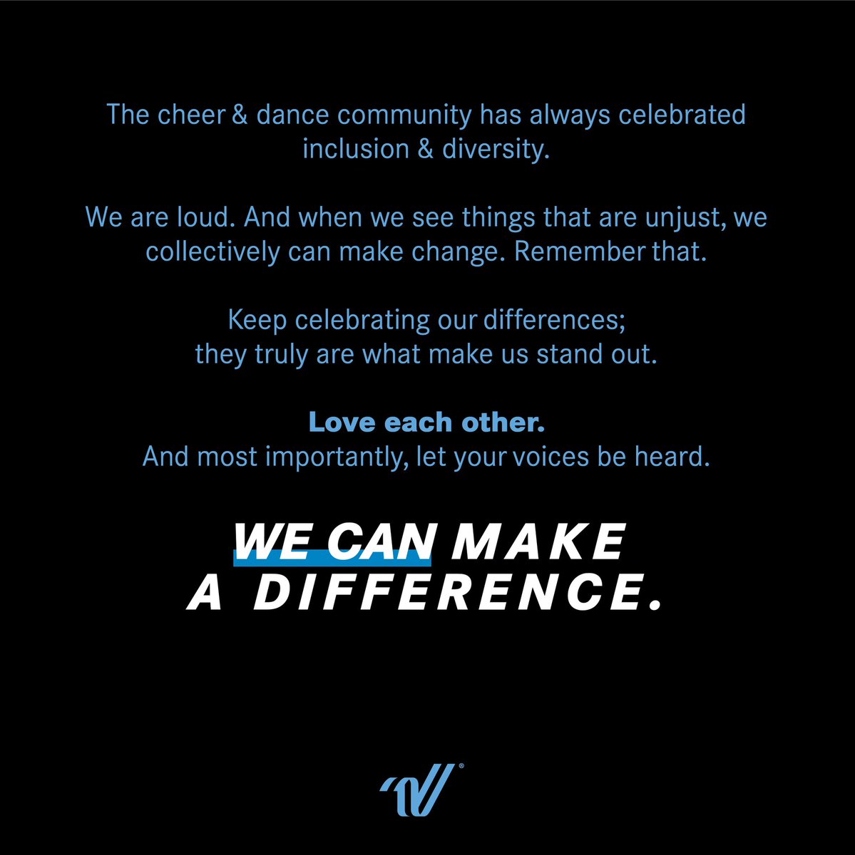 Let your voices be heard.  #TogetherAsOne