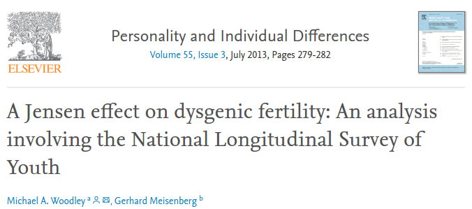 Dysgenic fertility... maybe a software bug causes the date to be incorrectly rendered as 2013 instead of 1913?