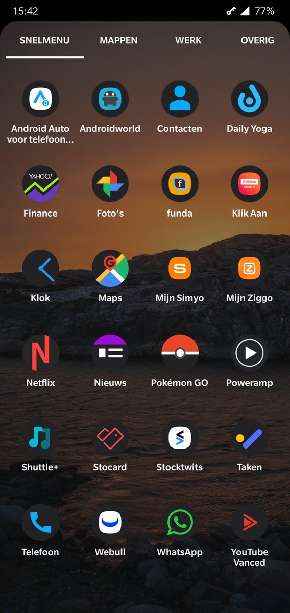 dum_online's tweet photo. My new setup.
#Kgwt homemade widgets. #Limeline icons. #Nova launcher.
The dock is still there for app drawer swipe up but with no icons.
@justnewdesigns https://t.co/e0VyOTJ4SZ