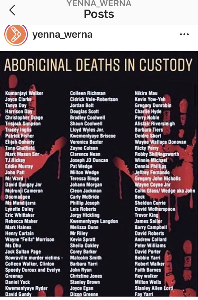 A reminder for those who think Australia don’t have the same similar issues like in the USA. We need to do better for our indigenous #ReconciliationWeek #blacklivesmatter