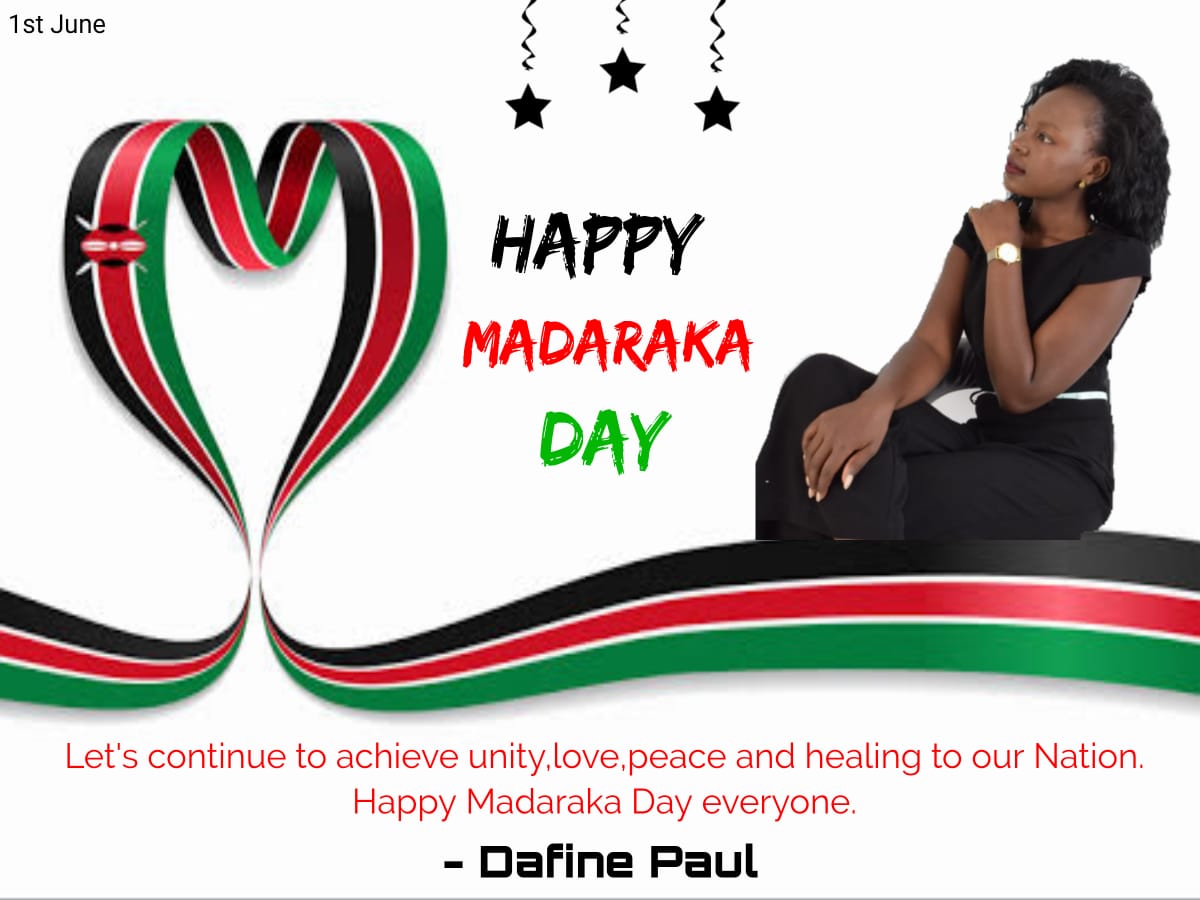 Happy madaraka day Kenyans
#Kenya
#MadarakaDay