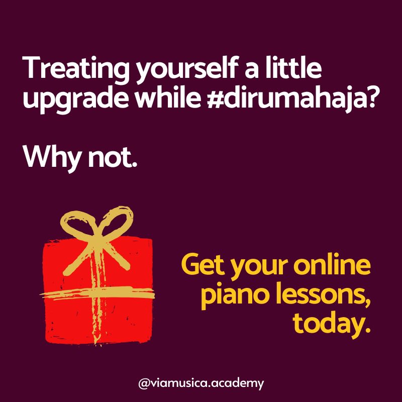 ViaMusicaID's tweet photo. Learning the piano for the first time ever, or simply picking up the instrument again after a while - let’s get started, book you first online lesson now.

Get your special tuition fee discount this term.

WHAT TO DO
Click https://t.co/ZnuYu4SIBR, book your slot.

#viamusica https://t.co/QdQbGjD5nd