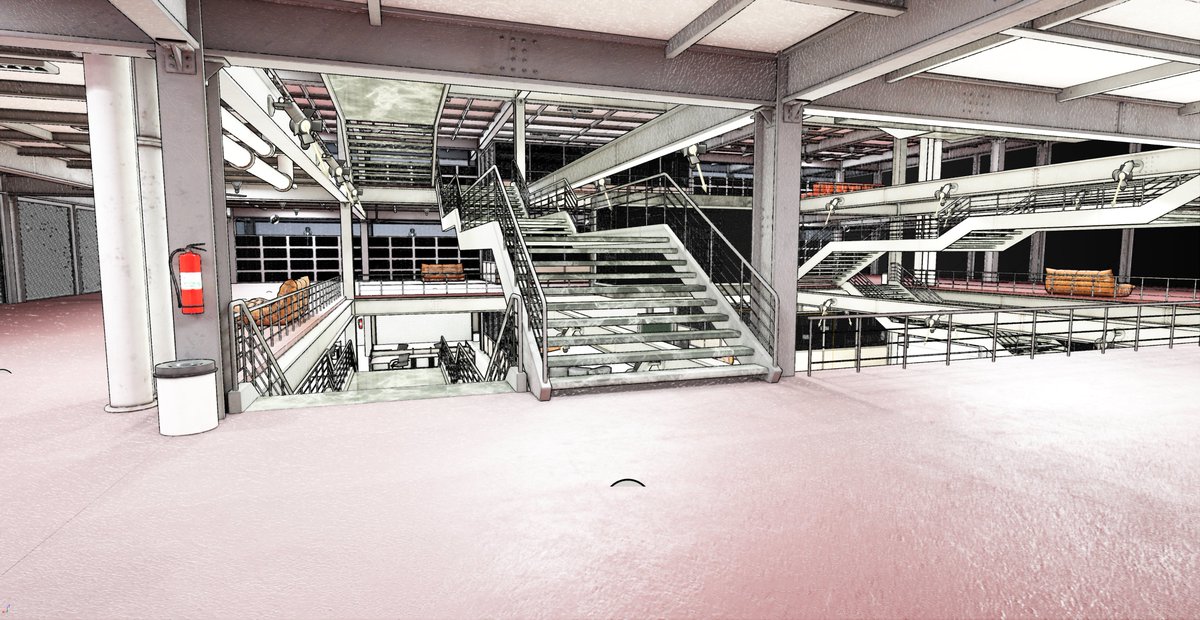 もうちょいいじってみた。補正のみで手書きは一切なし(1枚目)
2枚目は昨日の。手書きで覆い焼入れてる

全体の明るさやベタ量は場所の場面の雰囲気により、という感じかもな～
ともあれ即戦力級の絵が取れた気がしますねえ!
神々に感謝 