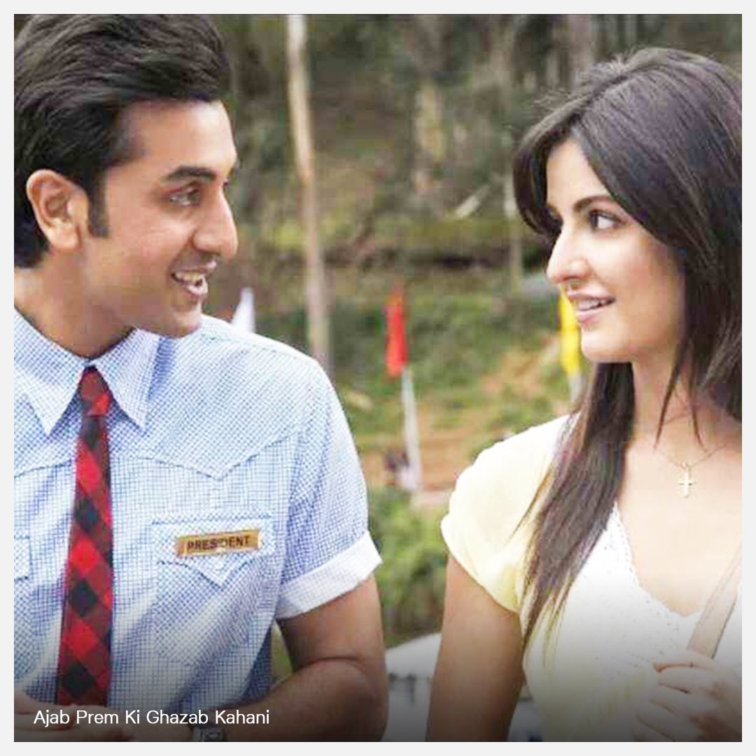 Iss Ajab #Monday ko aap Ghazab banaiye with #JioCinema 😆 Watch  #AjabPremKiGhazabKahani and say goodbye to your #MondayBlues 👋  #ranbirkapoor #katrinakaif #lockdown #covid19 #mondaythoughts #mondayvibes, image size:1080x1080