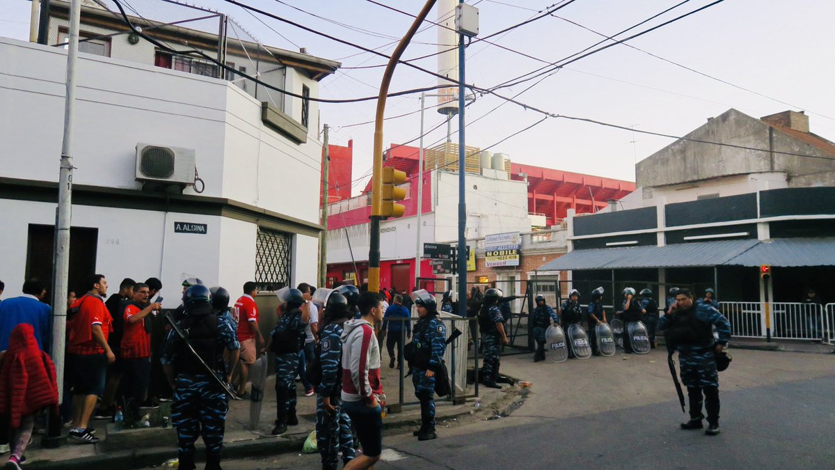 By this time on the trip we’d gotten very used to being greeted upon arrival by scores of riot police in every nook and cranny: