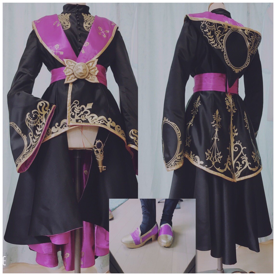 ツイステの式典服！ 完成した！！ ゆっくり2週間かけて作ったよぉ