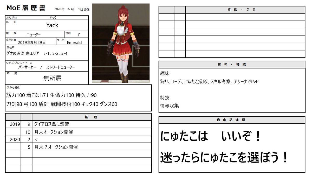 تويتر Yack Moe على تويتر 色々修正しつつ 再投稿 キャラごとの情報を基準に テキトーに書きました Moe履歴書 T Co Wewutzoq2x تويتر Yack Moe على تويتر 色々修正しつつ 再投稿 キャラごとの情報を基準に テキトーに書きました Moe履歴書 T Co Wewutzoq2x