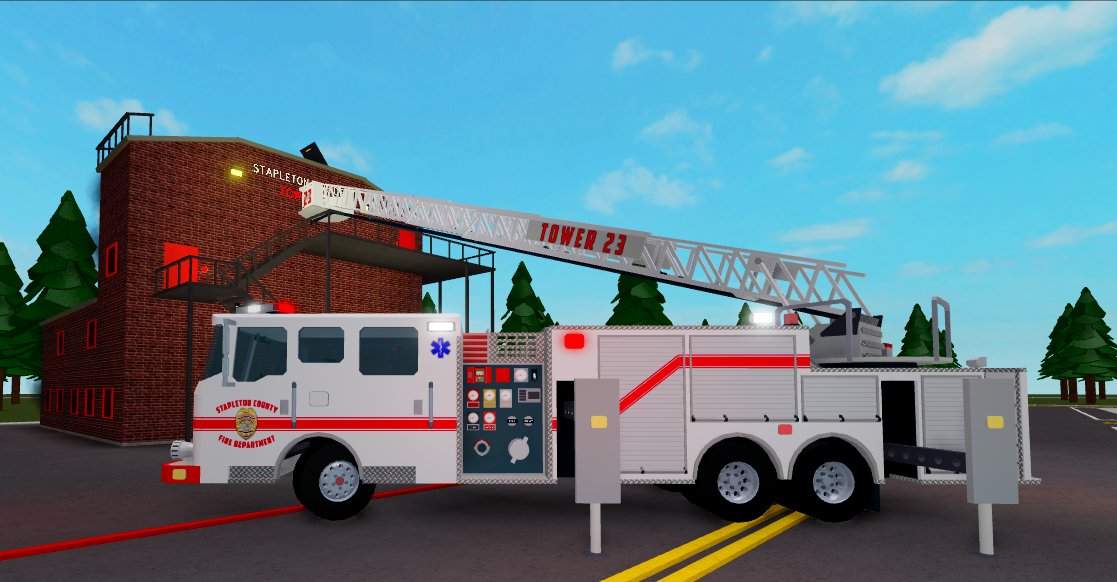 Stapleton County Fd Scfd Official Twitter - roblox fire station model