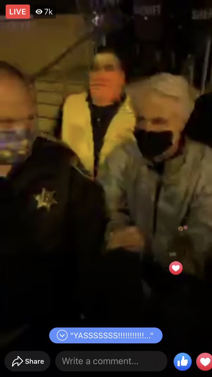 DaveMcKinley2's tweet photo. In #NiagaraFalls Chief of Police, Mayor of the city, &amp; the Niagara County Sheriff just came to the protest, told those assembled they came to say “we’re with you, &amp; then “took a knee” with some others. Demonstrators approached...to hug them. Pictures from Niagara Reporter @WGRZ https://t.co/AN0iUJGETr