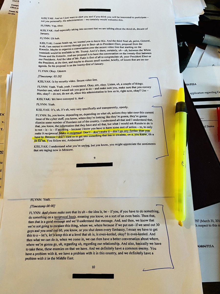 C__Herridge's tweet image. #FLYNN All of these records document 12/29/2016 call between incoming National Security Adviser and Russian Amb Kislyak. Note variation language: Statement of Offense 12/2017, FBI interview summary 2/2017, agents handwritten notes Flynn intv 1/24/2017 and call transcript @CBSNews