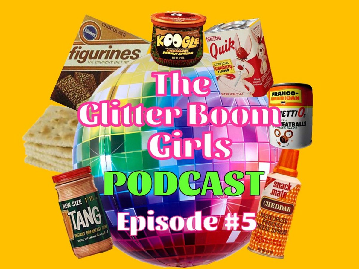 GlitterBGirls's tweet photo. EPISODE 5 is here!! We talk forgotten foods from the 70s and 80s...did you eat Koogle peanut butter? snack mate cheese in a can? Learn the subtle difference between good and bad cereal packaging. #tvdinners #70sfood @70s_party #80sfood #koogle #childhoodcandy #cereal https://t.co/6hlg5sV5mg