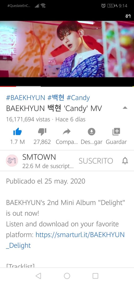 sigamos con el stream para candy!! 
lleguemos a los 20 millones se lo merece. 🍭🥰
#DelightIsComing
#TimeToDelight
#BAEKHYUN #백현 #EXO #엑소
#Delight @B_hundred_Hyun @weareoneEXO