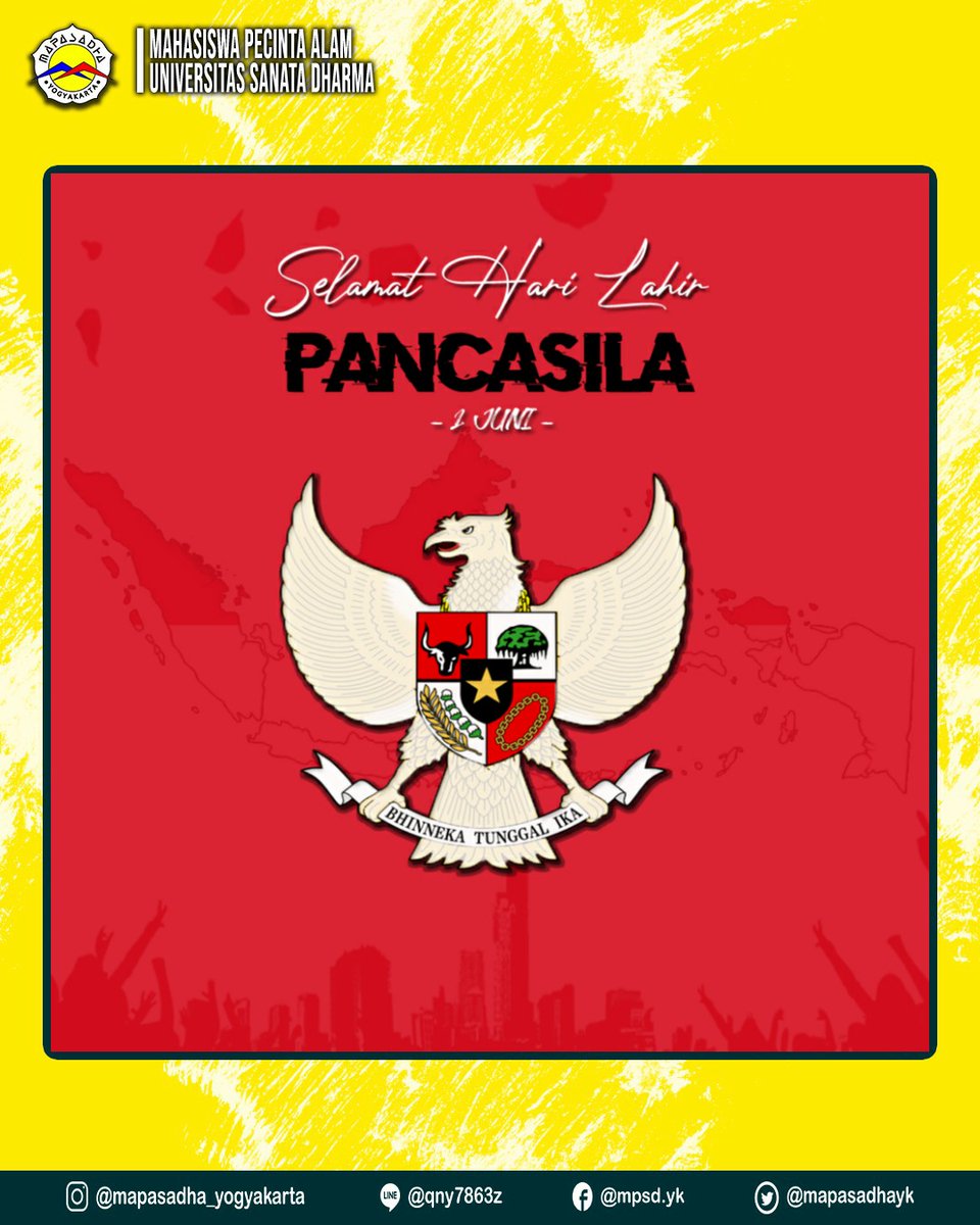 [Hari Lahir Pancasila]

Selamat memperingati Hari Lahir Pancasila 1 Juni 2020. Mari kita tanamkan kembali di dalam jiwa kita bahwa Indonesia sebagai bangsa yang berideologi Pancasila. Kobarkan Semangat Pancasila untuk Indonesia yang lebih baik.