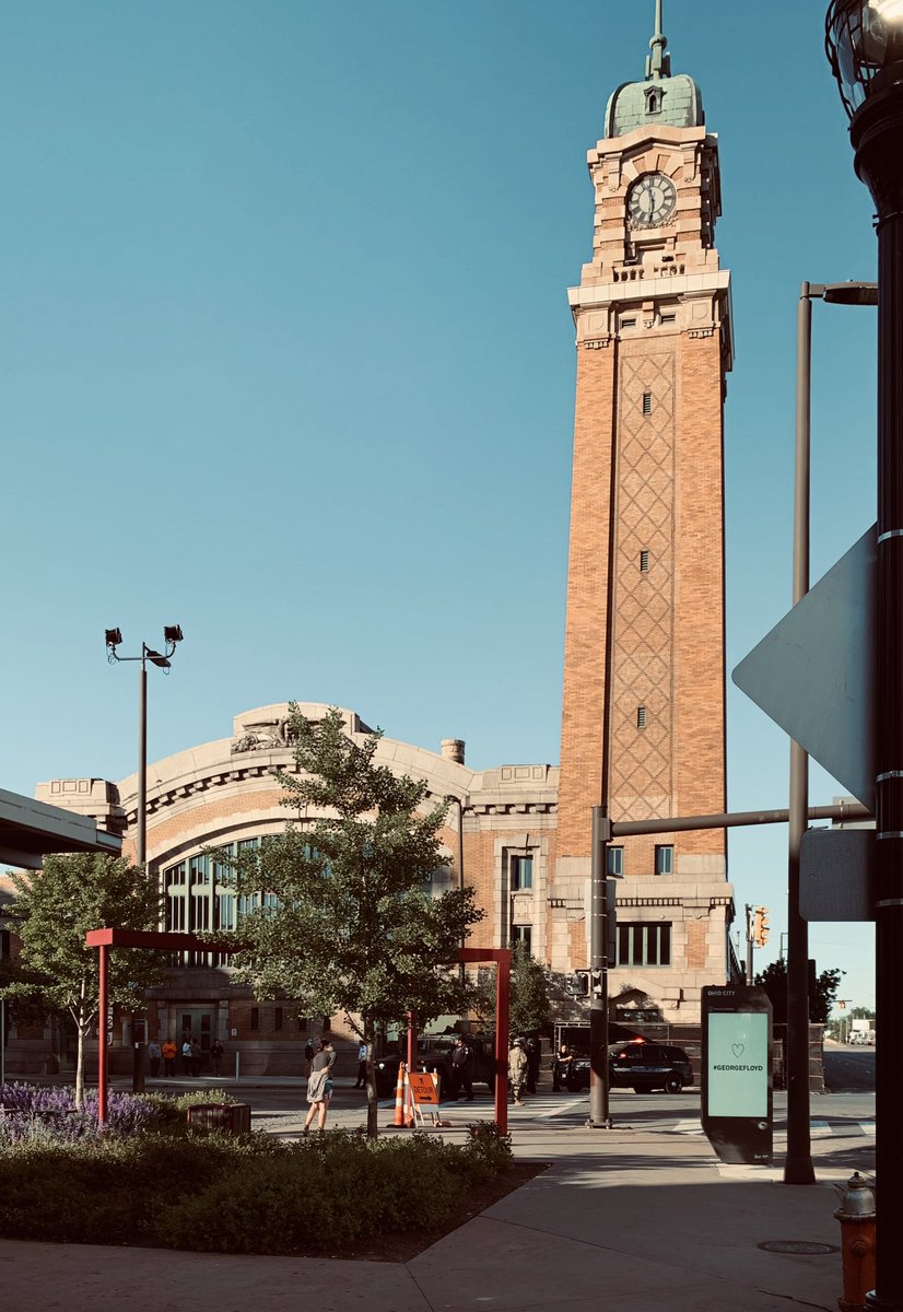 Per the Mayor’s order, we may not be out to walk, run, ride a bike, go to the store, shop, play at the park, move our cars, nothing. The photo below is our beloved West Side Market behind police and military control.