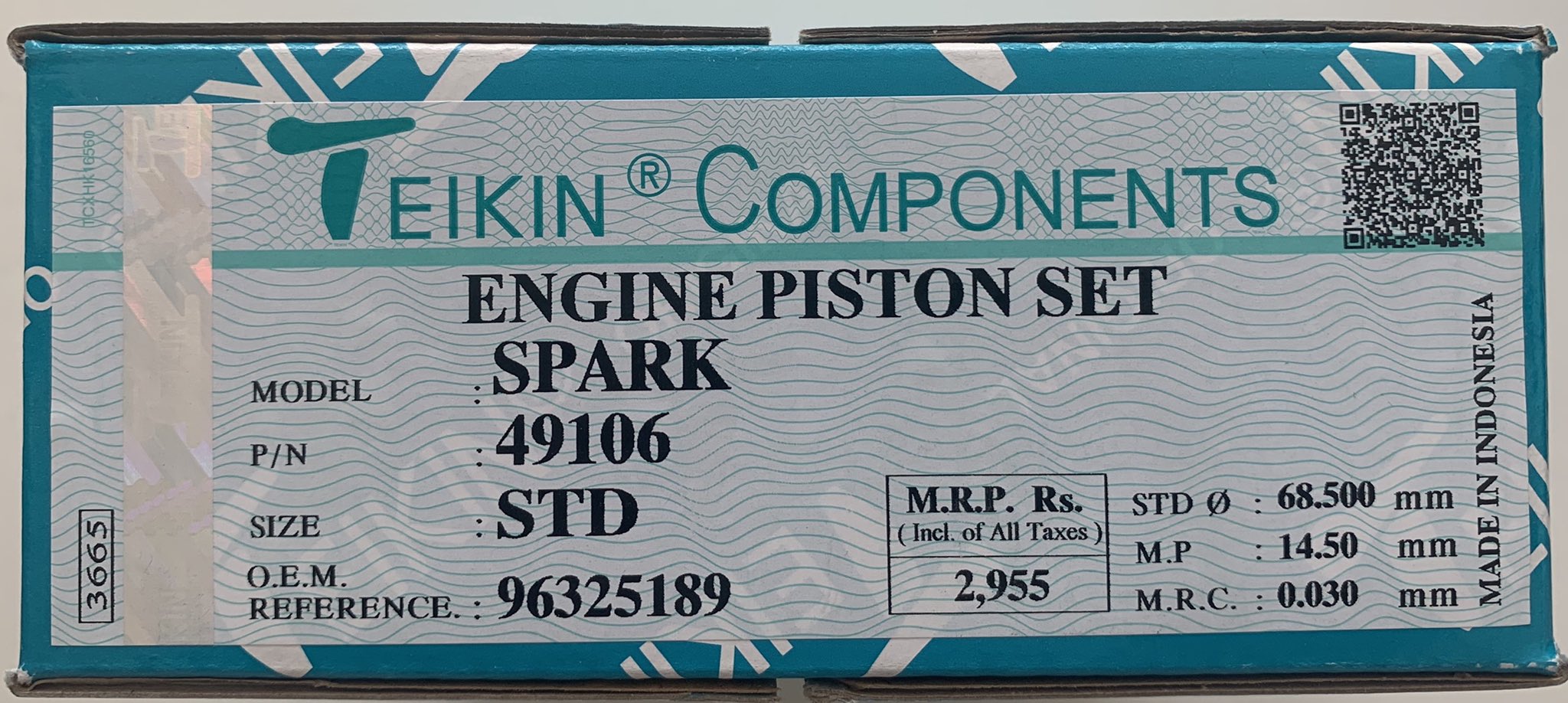 Gparts Trading Piston Set For Chevrolet Spark Oe Mrp Rs 2955 Offer Price Rs 2800 All Teikin Piston Set Includes Pistons Piston Pins And Circlips Retailers Contact Us At
