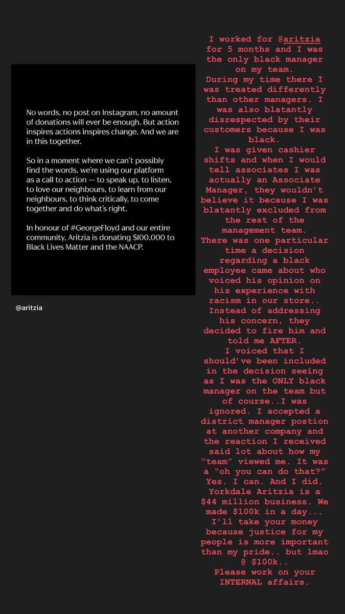 EverytingKariss's tweet photo. :: Hi @ARITZIA, I’d like to use my small platform to make a public proclamation of how poppy show y’all are. https://t.co/oCYSDhThNv