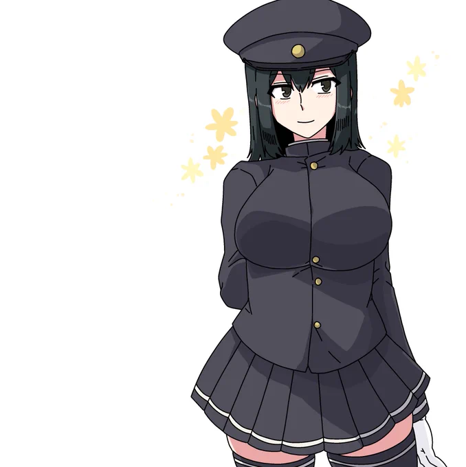 うきうきしているあきつ丸です。 