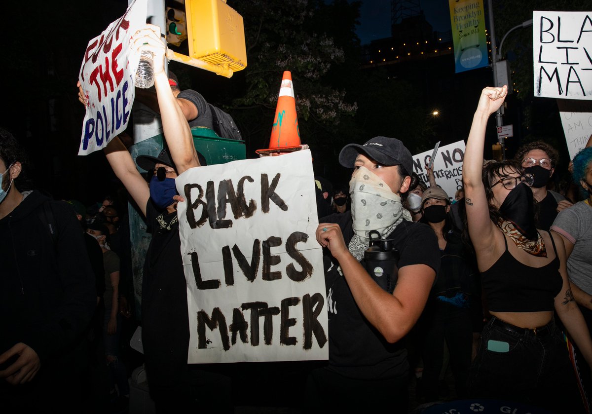 ACLU's tweet image. BLACK. LIVES. MATTER.