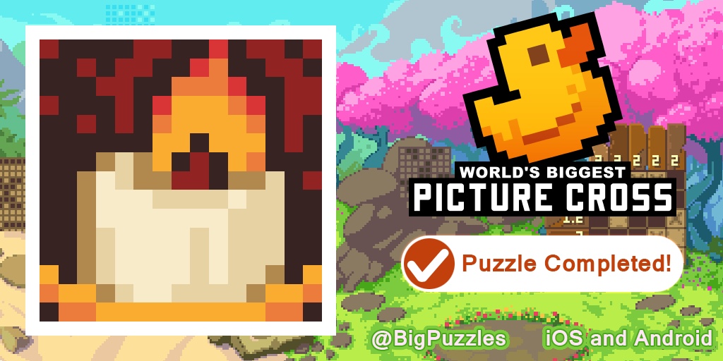 lsimp79's tweet image. I've just completed 'Candle' in World's Biggest Picture Cross.
It's free pc.worldsbiggestpuzzles.com #WBPC