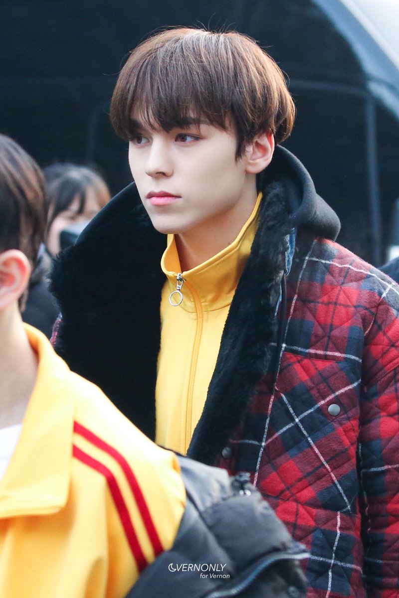 hehe cute  @pledis_17  #세븐틴  #버논  #VERNONcr: _VERNONLY218