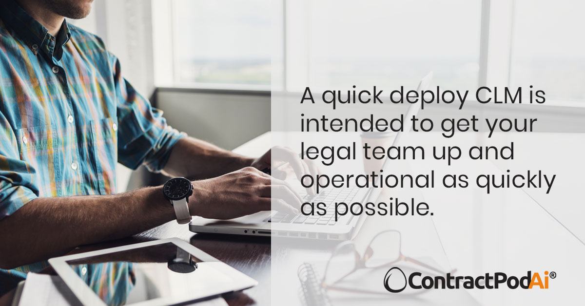 ContractPodAi's tweet image. A quick deploy CLM gives you the latest release of contract management software (SaaS-based). Here&apos;s more about what a quick deploy CLM can do for you. 

Full details 👉 ow.ly/58zA50zM3QW

#QuickDeploy #SaaS #CLM
