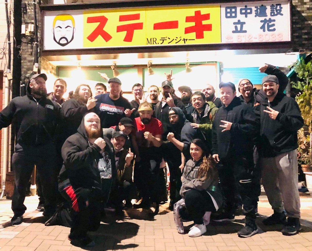 I was honored that Grant was willing to be part of GCW & even after injuries prevented him from competing, I tried hard to keep him engaged.It took a lot of nagging, but I & some of his closest friends were able to drag him out of retirement in Feb to make 1 last trip to Japan.
