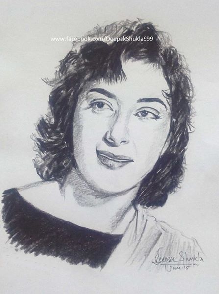 Remembering #NargisDutt on her birth anniversary ❤️🙏🎂 (Pencil on paper)