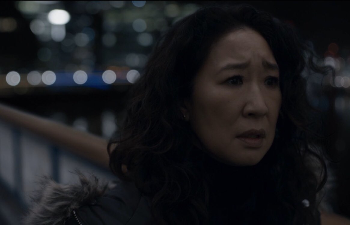 fleabaged's tweet photo. Eve, struggling with choices all season, turns around first and officially chooses Villanelle. And Villanelle, struggling w/ power all season, readily gives Eve the choice to choose her. Assassin thrillers rarely become full blown romances but Killing Eve is not like other girls. https://t.co/1Zhhmh5SJZ