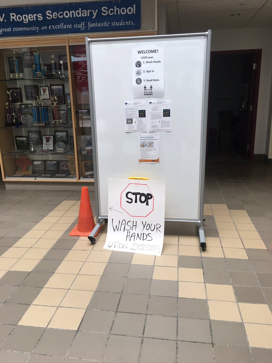 Ready for the partial, voluntary return to school June 1st <a href="/LVRsecondary/">LV Rogers Secondary</a> —looking forward to welcoming our students and staff!