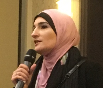 A few hours before St. John's Episcopal Church in Washington, D.C. was torched  @lsarsour declares "What we’re trying to do in this revolution, in this televised revolution is that I’m saying this not in the literal sense, but in the sense of ‘Burn it all down. Start over.’"