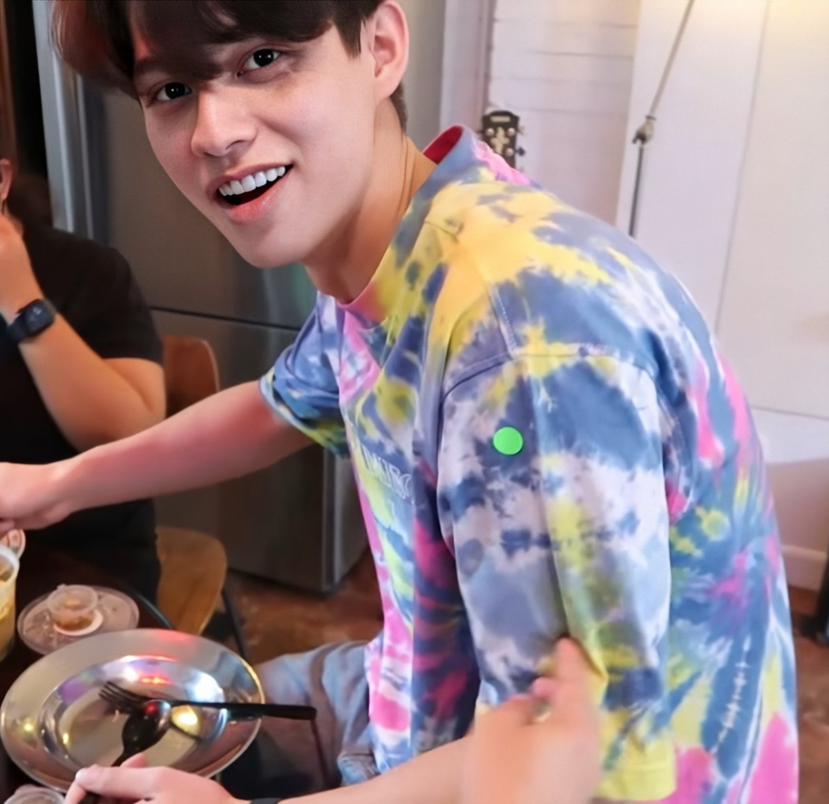 bright vachirawit as tay tawan — a thread let’s start with my bois wearing tie dye 