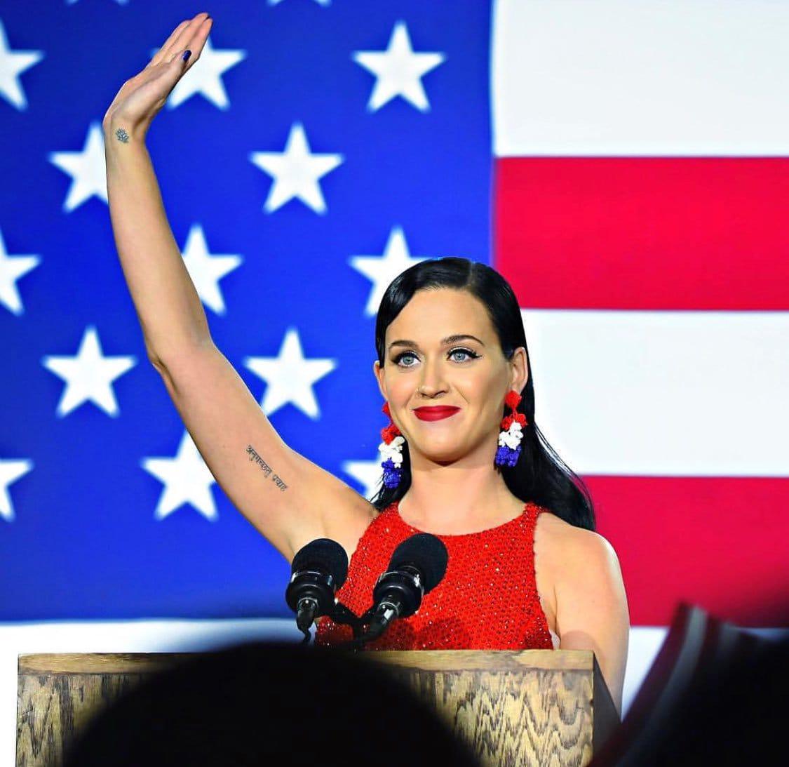 Hay que remontarnos a las campañas presidenciales: Hillary Clinton vs. Donald Trump. Como es bien sabido, Katy Perry apoyó incondicionalmente a Hillary en su campaña política. Realmente estaba metida en eso, lo cual le trajo tanto aliados como enemigos.