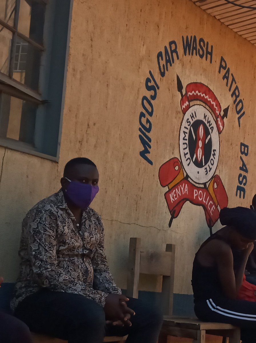 OgutuBoniface's tweet photo. Help demand prosecution of rogue police Nicholas Gitimu S/No.257077 who illegally detained&amp;tortured Felix and Collins at Carwash/Migosi Police Station, Kisumu.They're now framed to cover up this brutality.They were teargased out of their house.Public allege Gitimu always Brutal https://t.co/8KkzL0IdQl