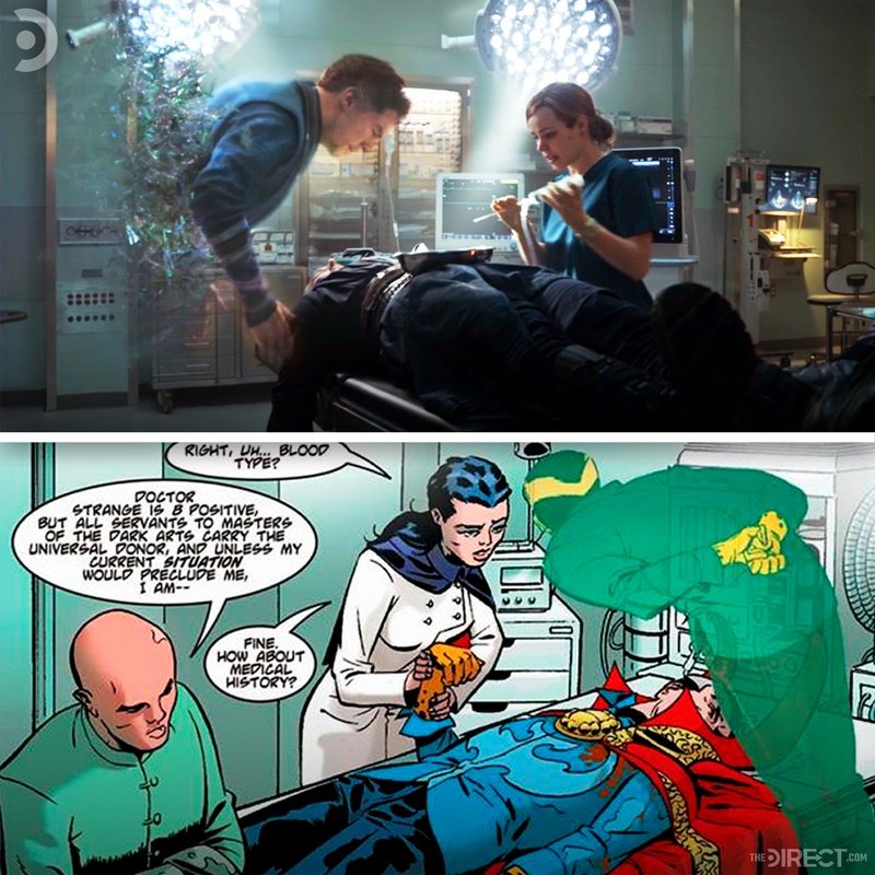 2. Strange's Astral Plane Surgery - Doctor Strange.Taken from Comics Story line "The Oath"