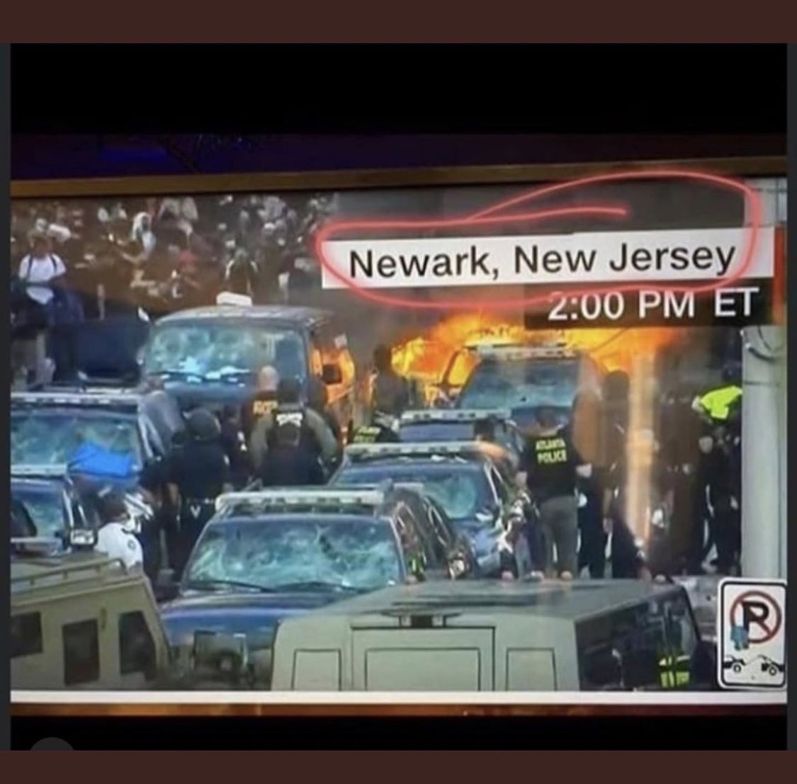 _Johnathanc_'s tweet photo. So you mean to tell me Newark had a beautiful, peaceful, non-violent protest that the media didn’t wanna cover and the news puts this out???😤that’s CLEARLY NOT NEWARK, NJ
The disrespect 😴 https://t.co/yVxu7jAYjj