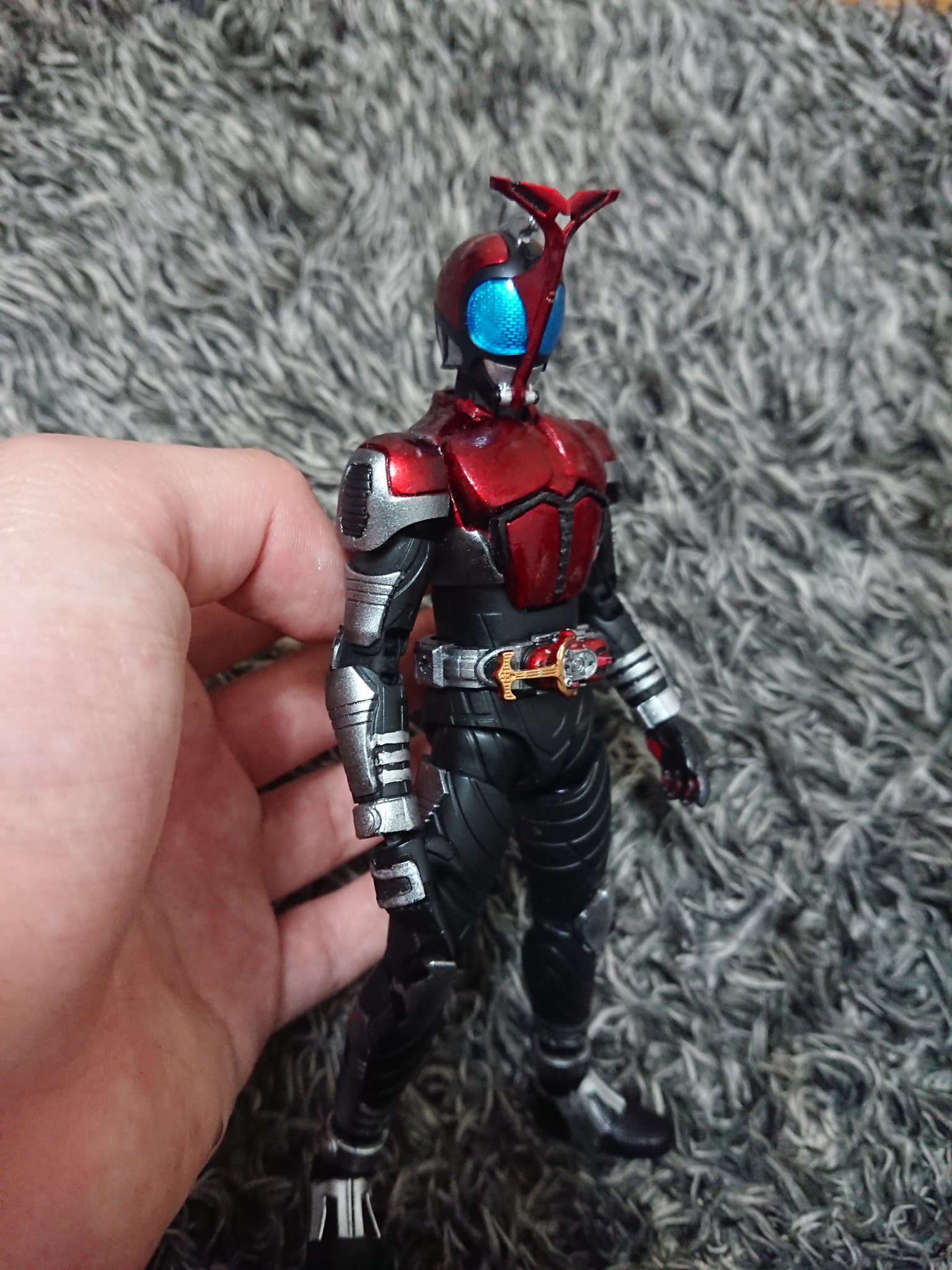ご注意ください フィギュアライズスタンダード 仮面ライダーカブト完成