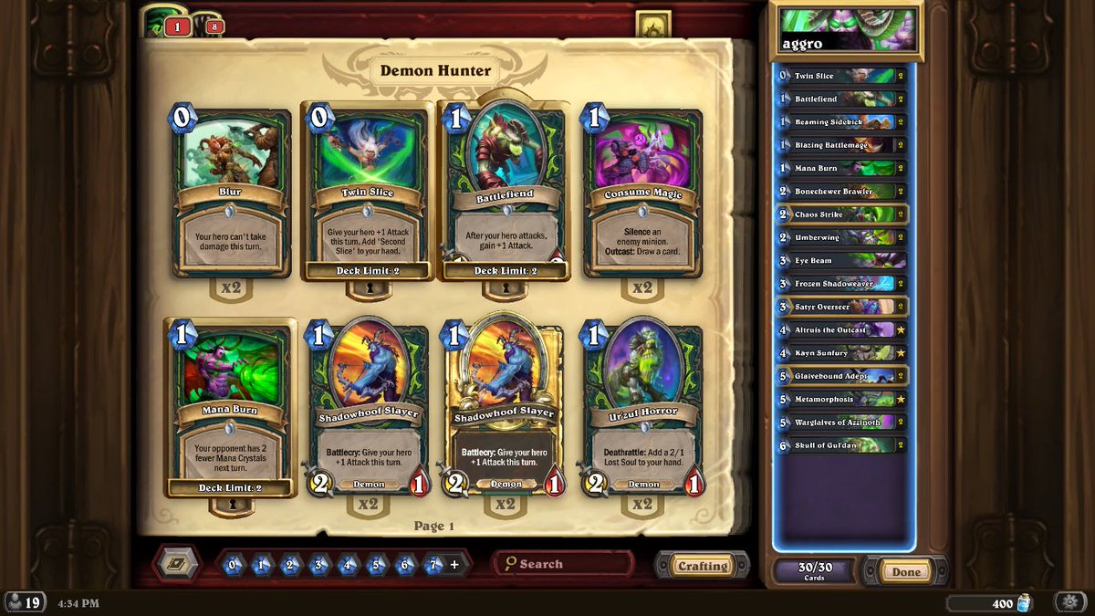Hrosfunky3's tweet photo. Nice dh list @ahirunHS #hearthstone #toplegend https://t.co/4PCMoB9BcK