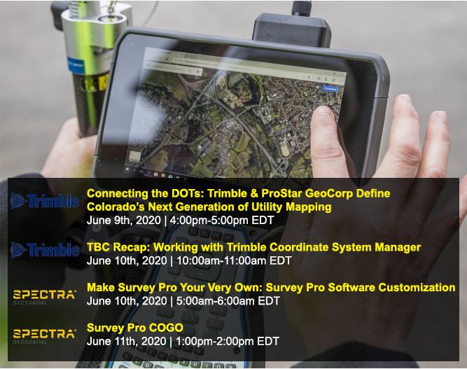 PrecisionLaser1's tweet photo. Don't forget to checkout this week's #Geospatial Webinars!
Trimble:
https://t.co/HWzvxdUoND
Spectra:
https://t.co/2iZk6f1l9F
Ask About Our Geospatial Solutions!
https://t.co/dooIBzKfZM
#PLI #SurveyLife #PSLS #PLSO #WVSPS #PA #OH #WV #Trimble #SpectraGeospatial https://t.co/VH2SH6Gc7H