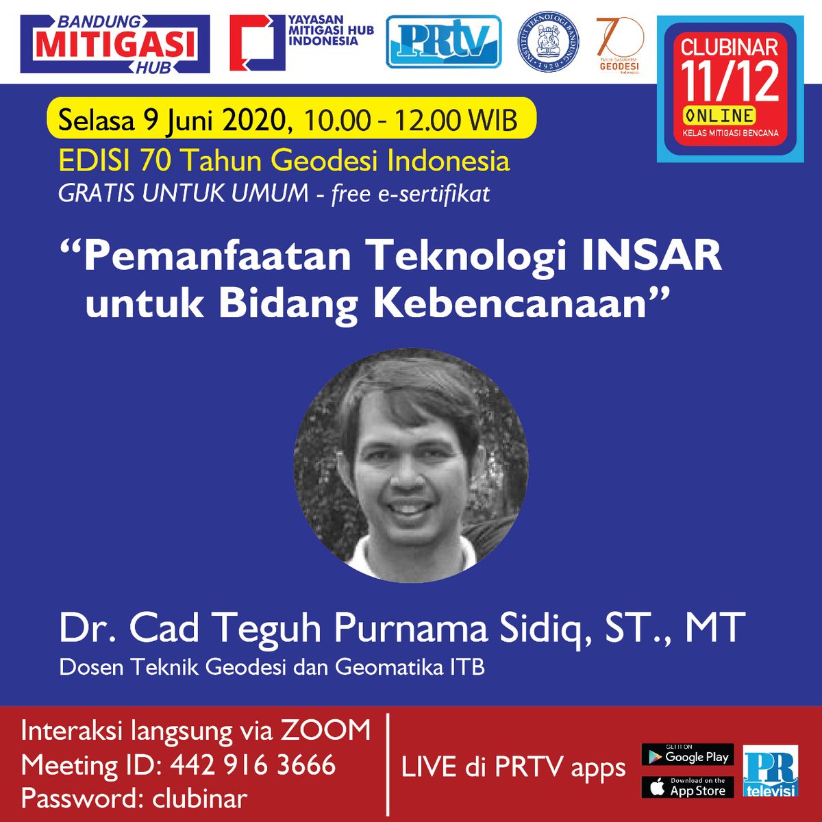 ActionBmh's tweet photo. Dalam Rangka 70 Tahun Pendidikan Geodesi di Indonesia (Hari Ke-2)
Yukkk mareeee.... https://t.co/LWLnSe0OyT