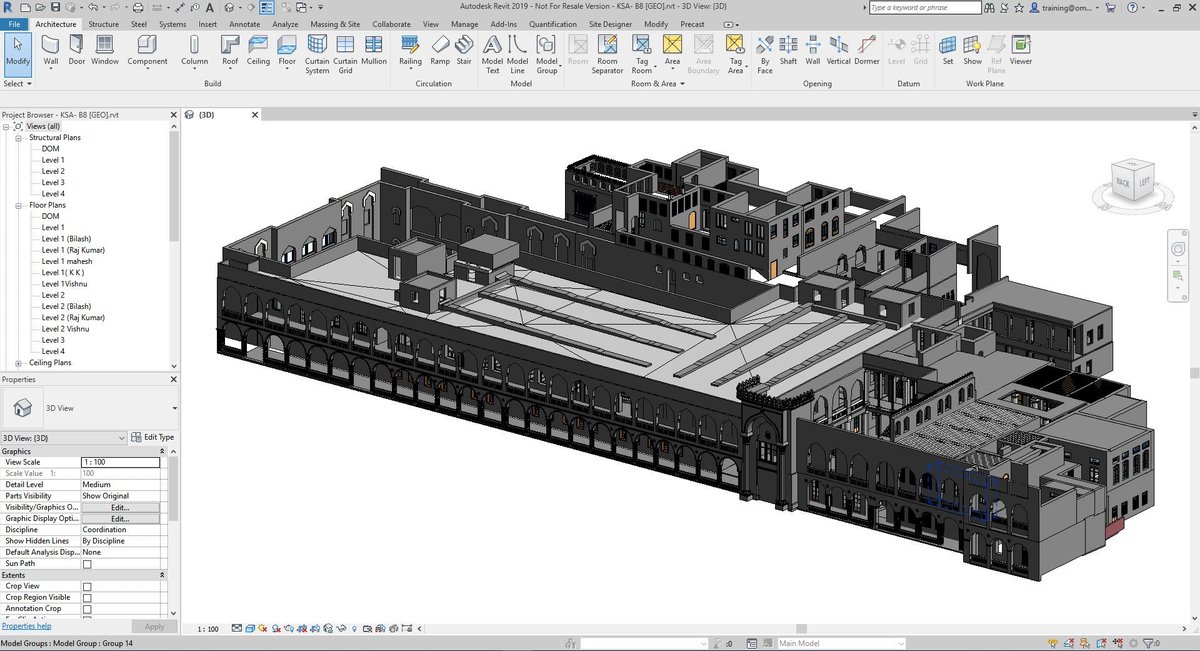 SivateH's tweet photo. Before 2 years, Spent a month in #مكة_المكرمة to #LaserScan #قصر_السقاف using #FAROFOCUS #3DLaserScanner, processed in #Autodeskrecap and converted to #BIM using #Revit https://t.co/psytgM6EJY