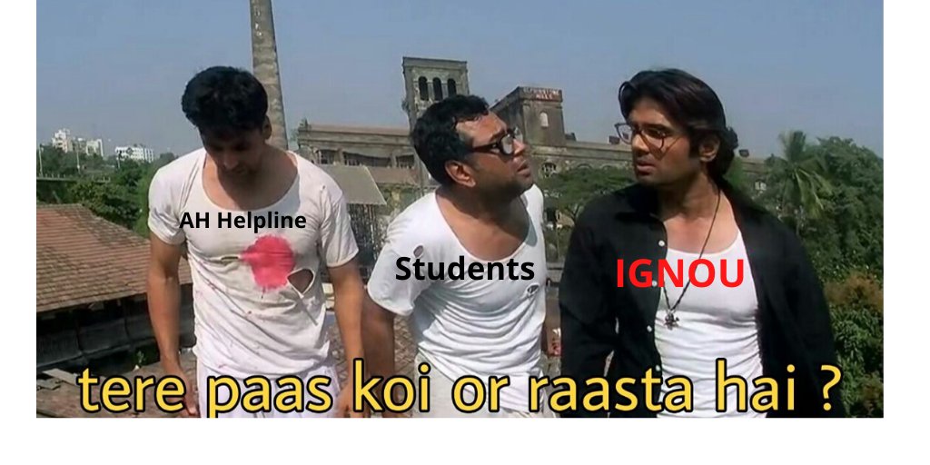 AH_Helpline's tweet image. #promote_all_ignou_student 
All the IGNOU Students just want to Ask Only one Simple Question to @OfficialIGNOU @IgnouVc
