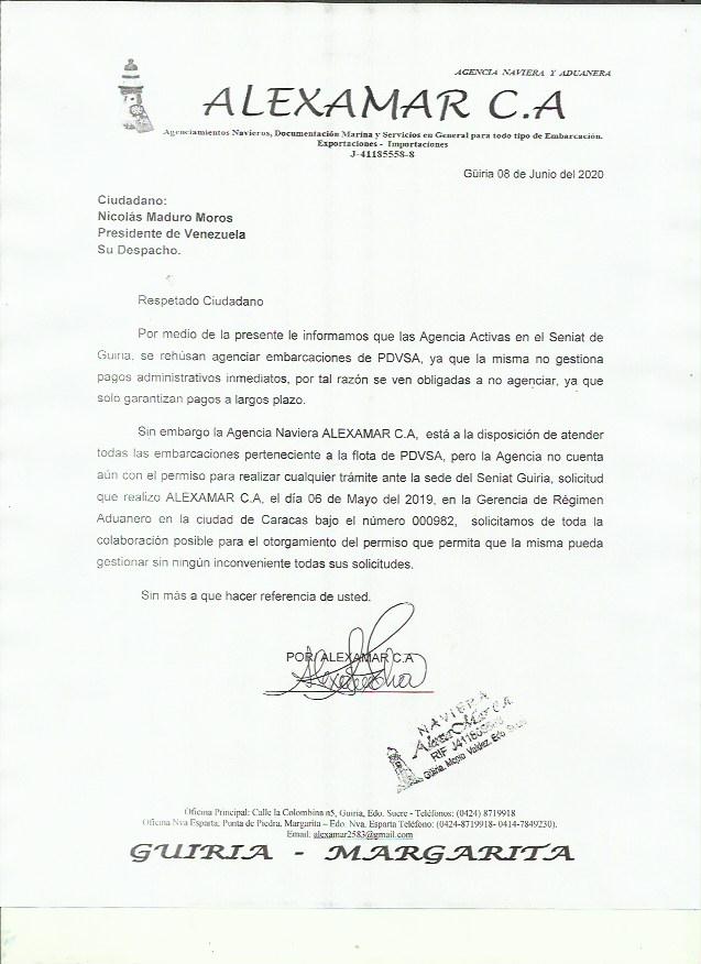 alexandra16765's tweet photo. @NicolasMaduro Buenos días Presidente Anexo Comunicación de la situación  actual de PDVSA en GUIRIA Edo Sucre. https://t.co/dKl4l1OIb3