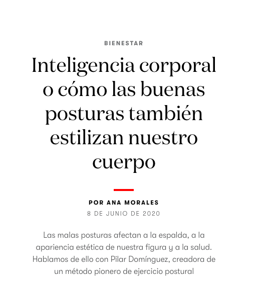 Avui <a href="/VogueSpain/">Vogue España</a> en explica les virtuds de la "intel·ligència corporal" per semblar el que tota dona desitja: una sílfide. 
La dona prima, esbelda, etèria, que si et despistes, de tant estirada, surt volant i desapareix. 

Obro fil #BodyNeutral.
