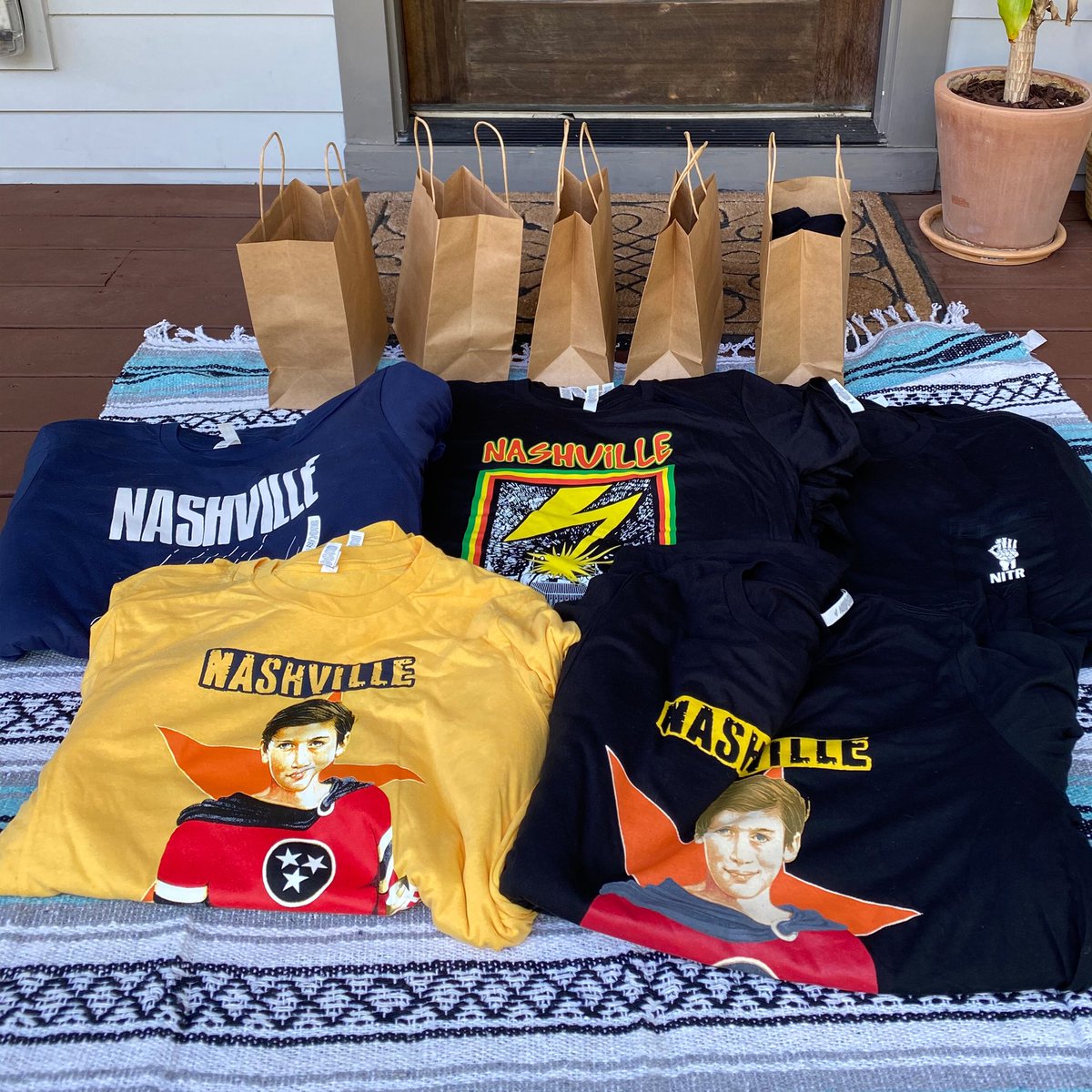 EAST NASHVILLE! Beginning today, place an order at nashvilleisthereason.com/store for FREE LOCAL DELIVERY! A portion of the proceeds will benefit local grassroots organization Gideon’s Army. Fulfillment will likely begin on Saturday. We’ll see you in the streets!