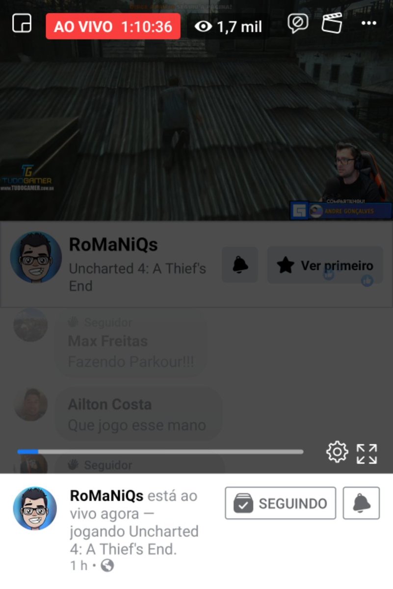 romaniqsoficial's tweet image. Aí @PlayStation_BR  @SonyPicturesBr passa ao menos em uma live conhecer o conteúdo, essa live de hoje com o uncharted 4 e olha o sucesso