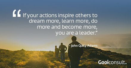 Vanuit leiderschap kun je veel voor anderen betekenen. Fijn als je weet welke 4 basiselementen je altijd helpen. ow.ly/rEwi50A1Qqv #MotivationMonday #tact #tactvolleiderschap #gooiconsult